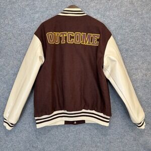 Outcome TV Show Wool Letterman Varsity Jacket XL Keanu Reeves Jonah Hill RARE